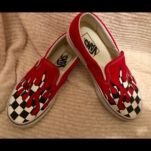 slide on vans size 5 NWOT